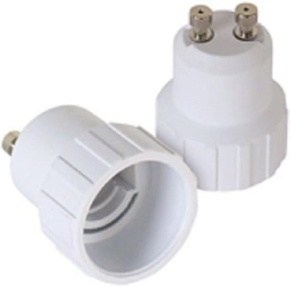 Provance Lampenfassung 4 x Adapter Lampensockel Sockeladapter GU10 auf E14, (Set, 4-St)