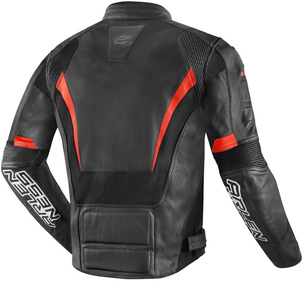 Lederjacke Black/Red Motorradjacke Arlen Ness Sportivo Motorrad