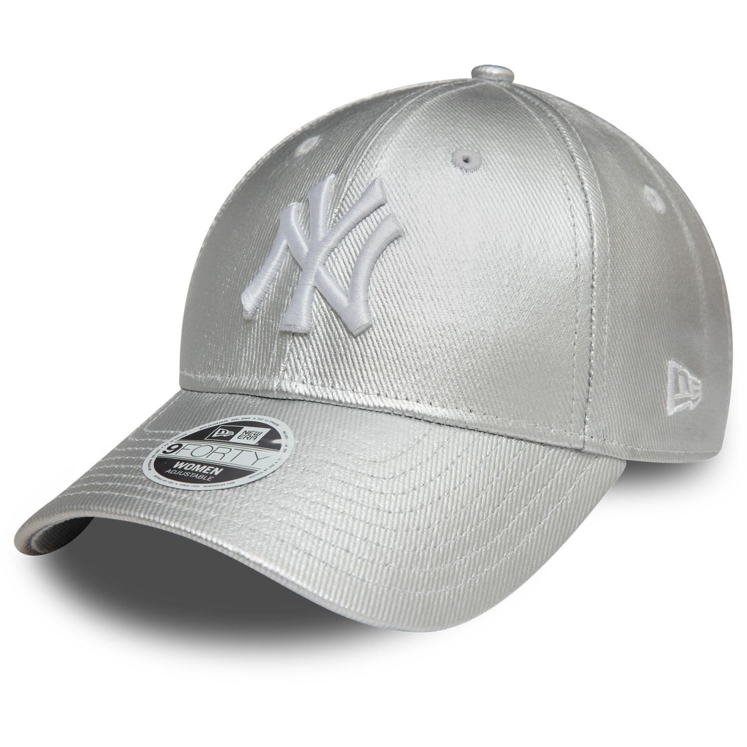 New Era Baseball Cap 9Forty METALLIC DENIM NY Yankees silber günstig online kaufen