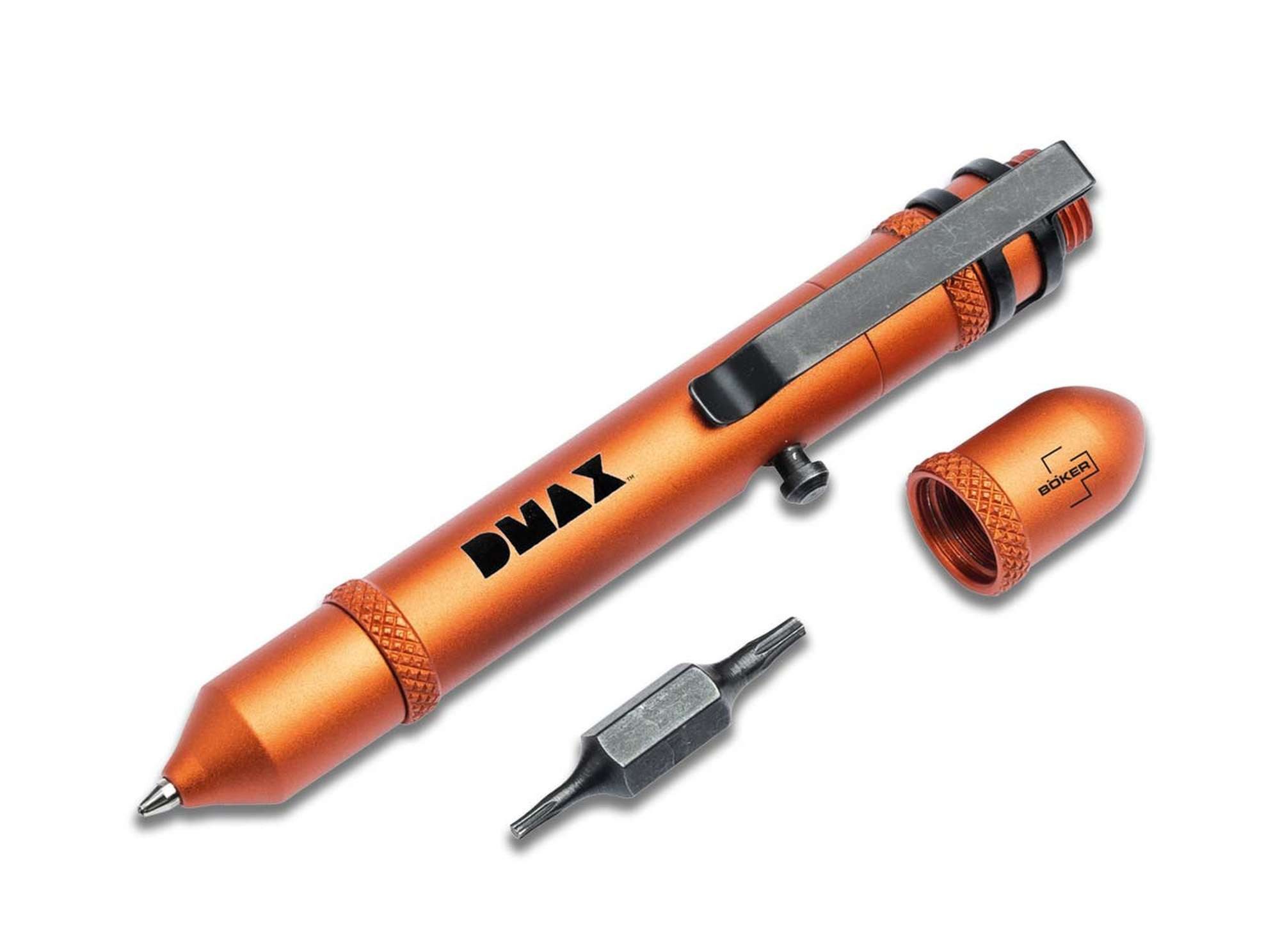 Böker Kugelschreiber DMAX Bökder Tactical Pen mit HEXBit nur 55 g in Geschenkverpackung