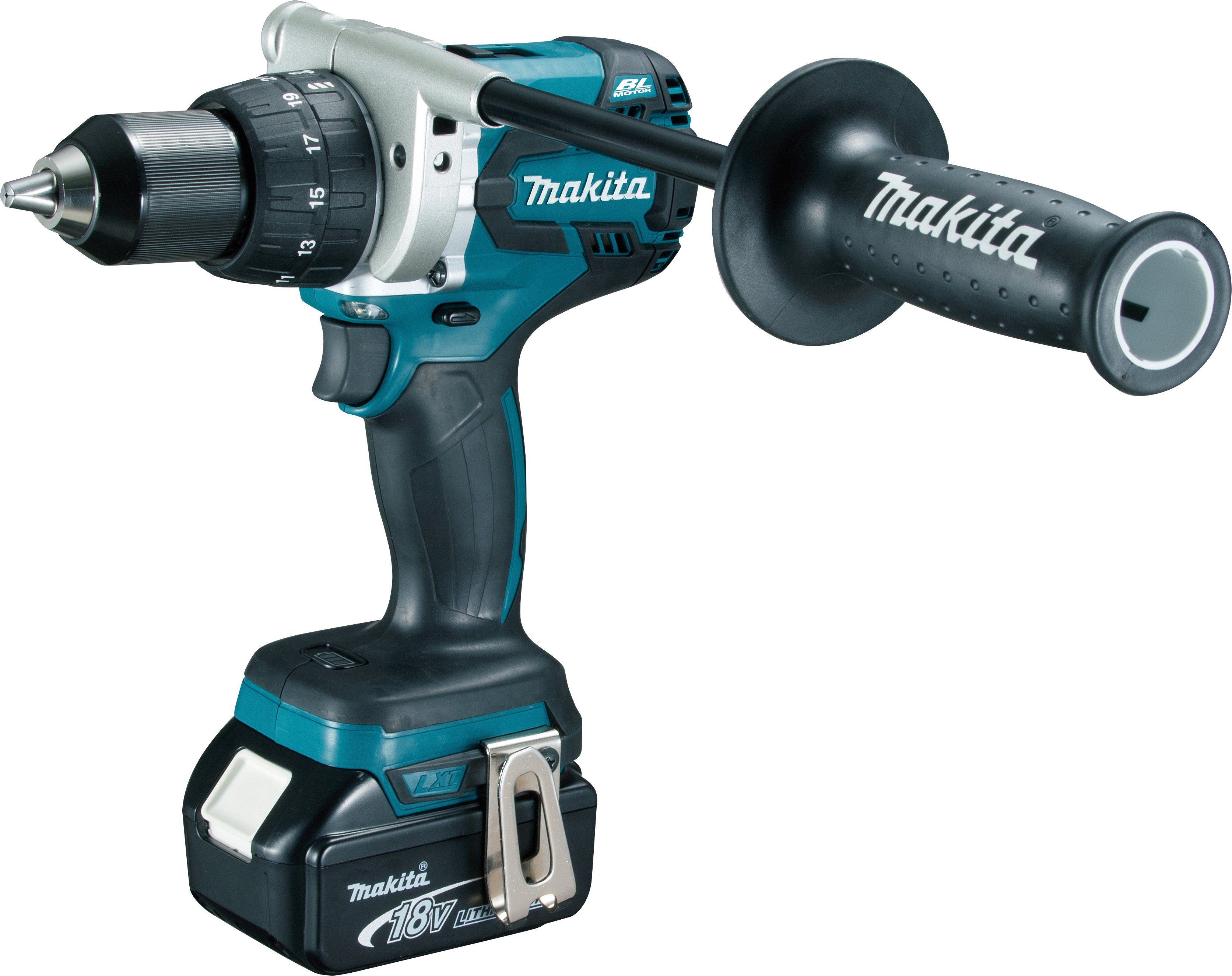 MAKITA Akku-Bohrschrauber »DDF481RTJ«, 115 Nm, inkl. 2 ...