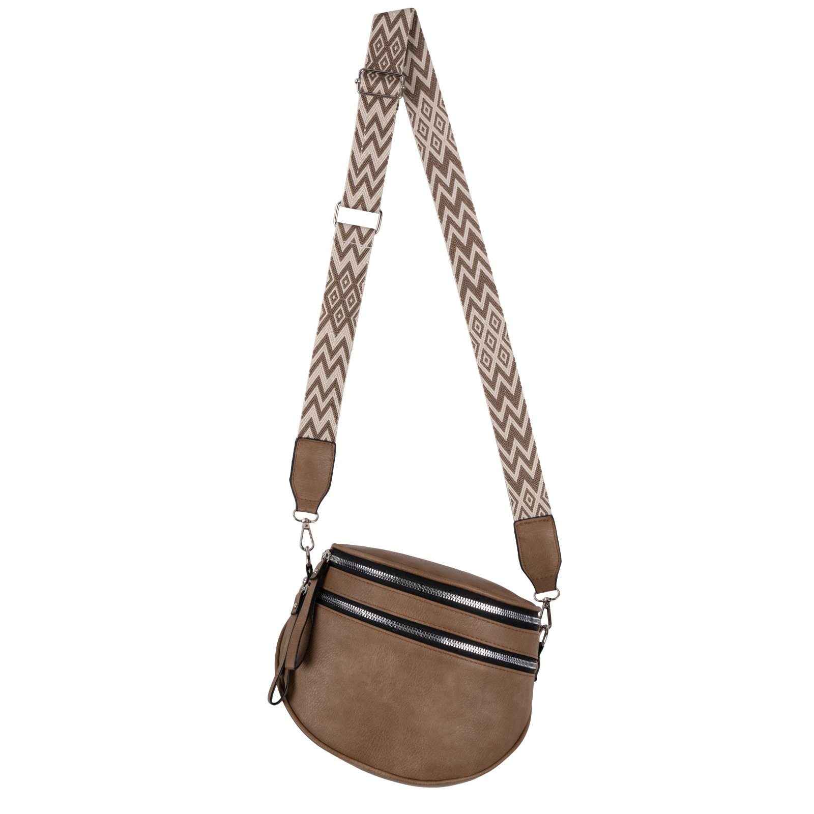 EAAKIE Gürteltasche Bauchtasche Umhängetasche Crossbody-Bag Kunstleder Ital günstig online kaufen