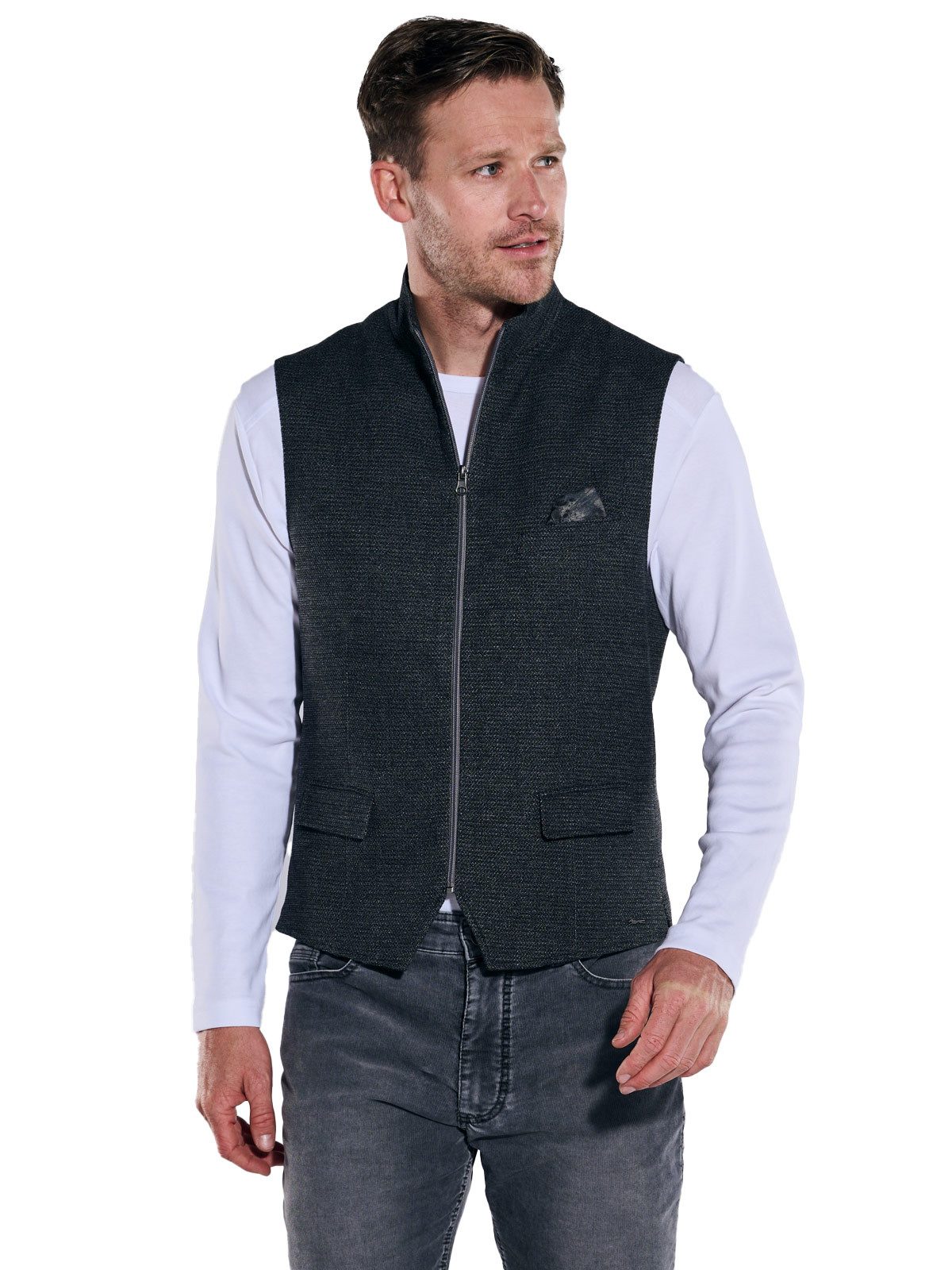 Engbers Anzugweste engbers Herren Sakko-Weste regular, Anthrazit günstig online kaufen