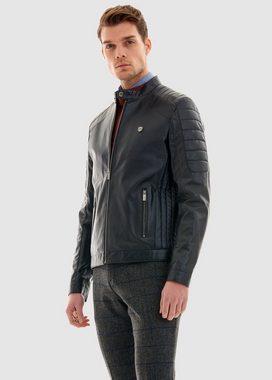 Pierre Cardin Lederimitatjacke im angesagten Biker-Stil