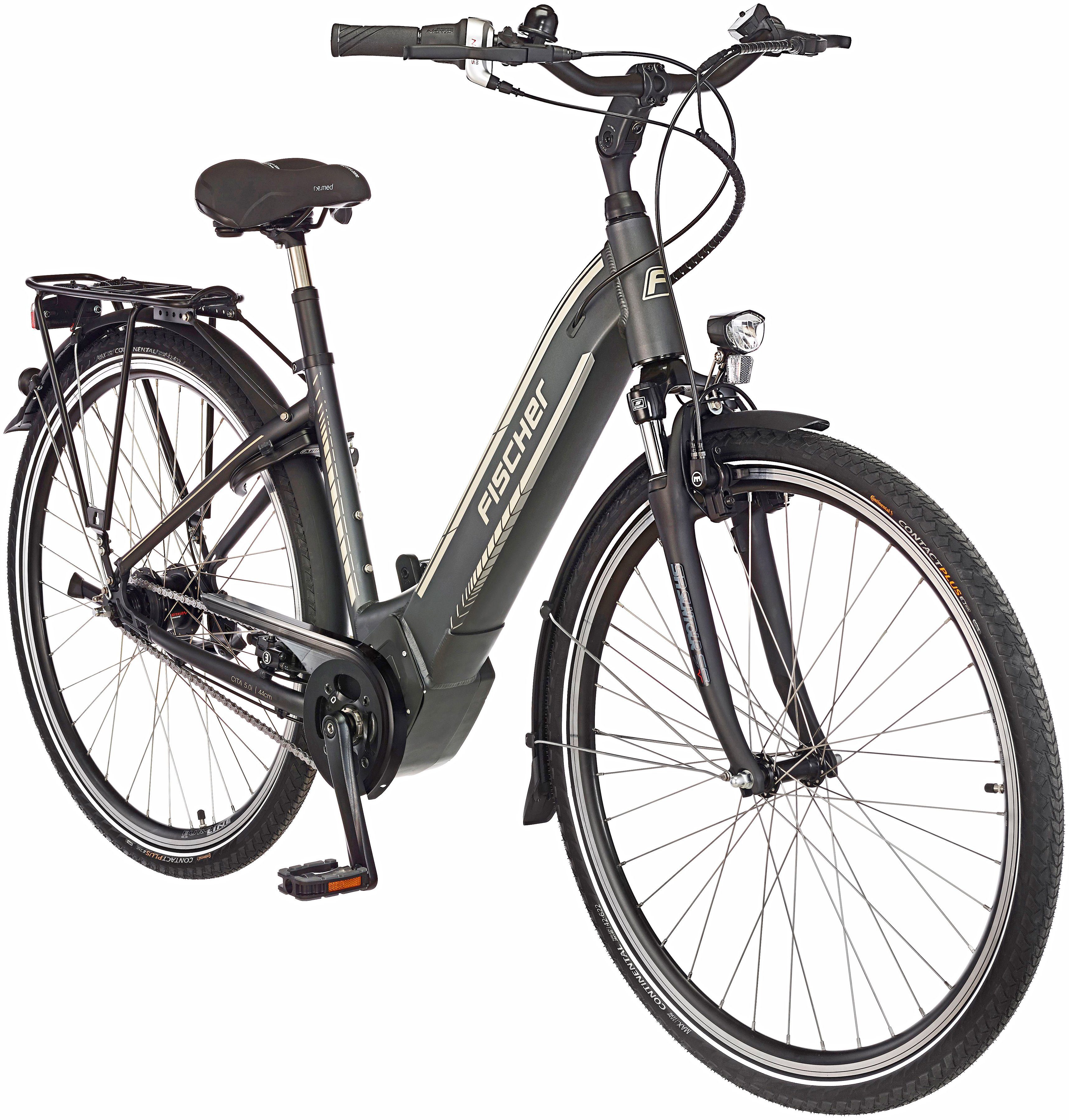 FISCHER FAHRRAEDER EBike City »CITA 5.0 i«, 28 Zoll, 7