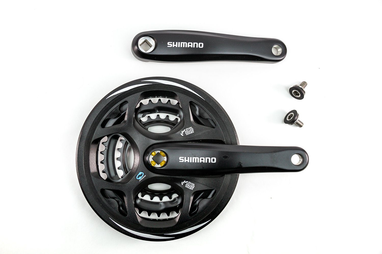 Fahrradkurbel Shimano Fahrrad Kurbel Garnitur ALTUS FC-M311 48-38-28 Zähne Vierkant
