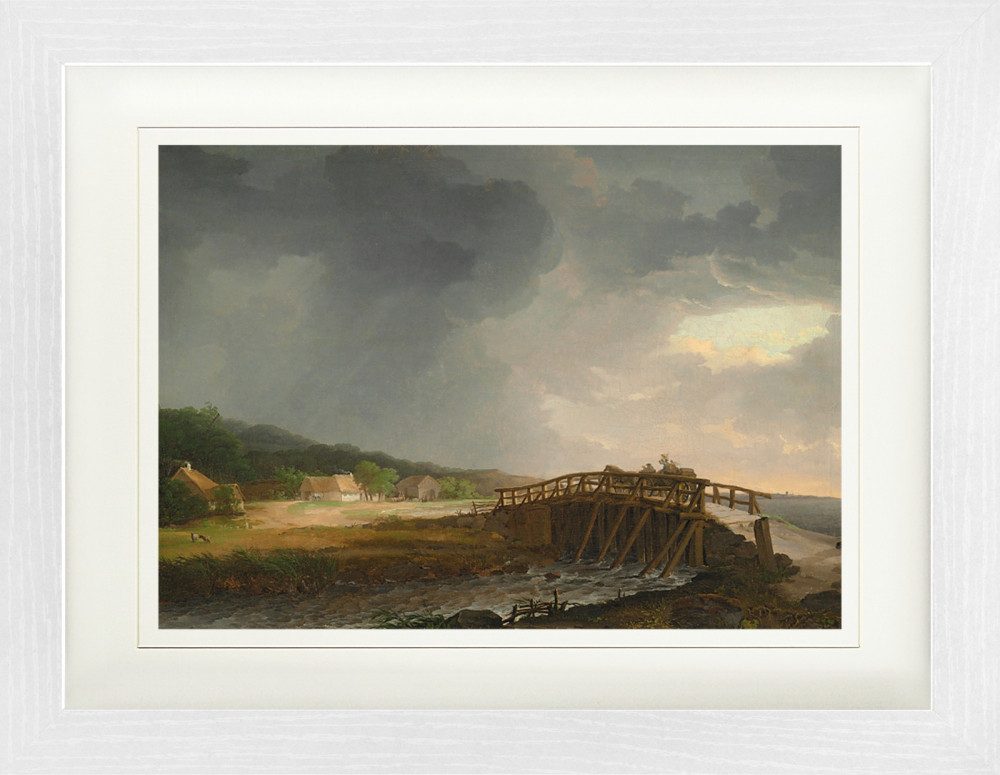 Poster Johan Christian Dahl Gerahmtes Bild Mit Edlem Passepartout
