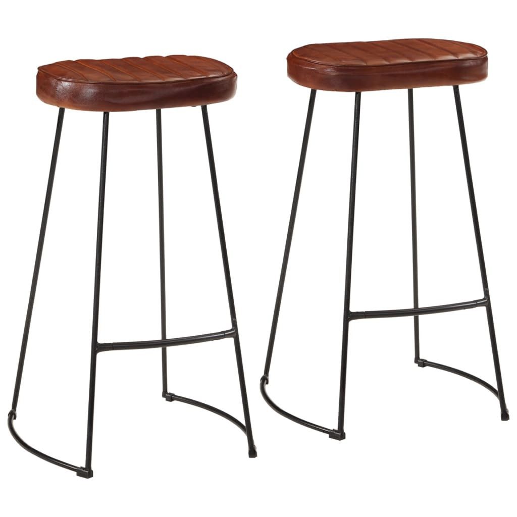 Barhocker Gavin-Barhocker 2 Stk. Dunkelbraun 44x37,5x78 cm