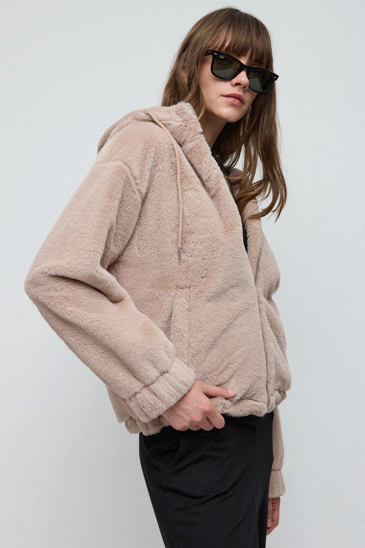 No Matter What Windbreaker Fleecejacke mit Reißverschluss