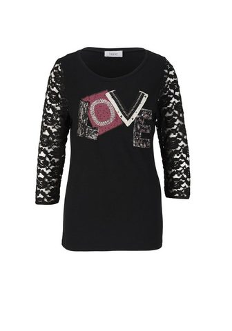 HEINE CASUAL блуза с круглым вырезом с аппли...