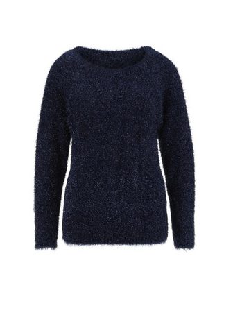 HEINE STYLE пуловер с бахрома и Glanzgarn