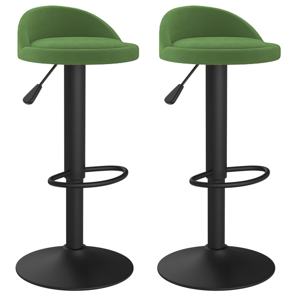 vidaXL Barhocker Barhocker 2 Stk. Dunkelgrün günstig online kaufen
