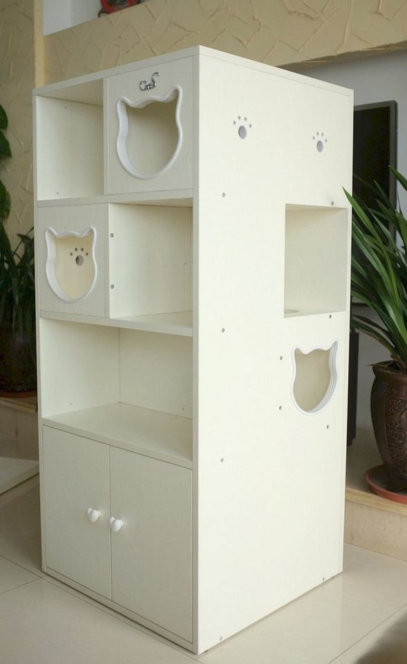 Thumbnail - CatS Design Kratzbaum CatS Design Kratzbaum xxl stabil Mini Schrank BS2, hochwertig solider holz Designmöbel-Extreme sta...