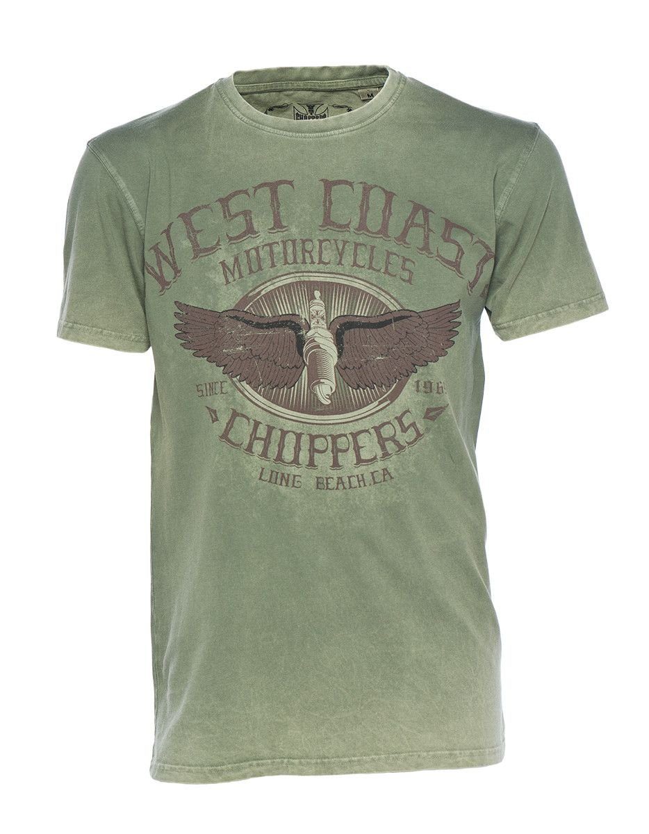 Logo Coast Coast West Choppers T-Shirt West Wings T-Shirt Adult Herren Choppers