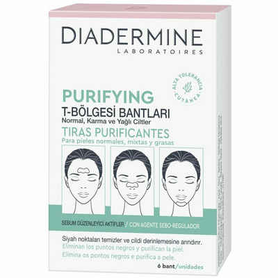 Diadermine Gesichts-Reinigungsstick Purifying Strips Normal Combination Skin 6 Stücke