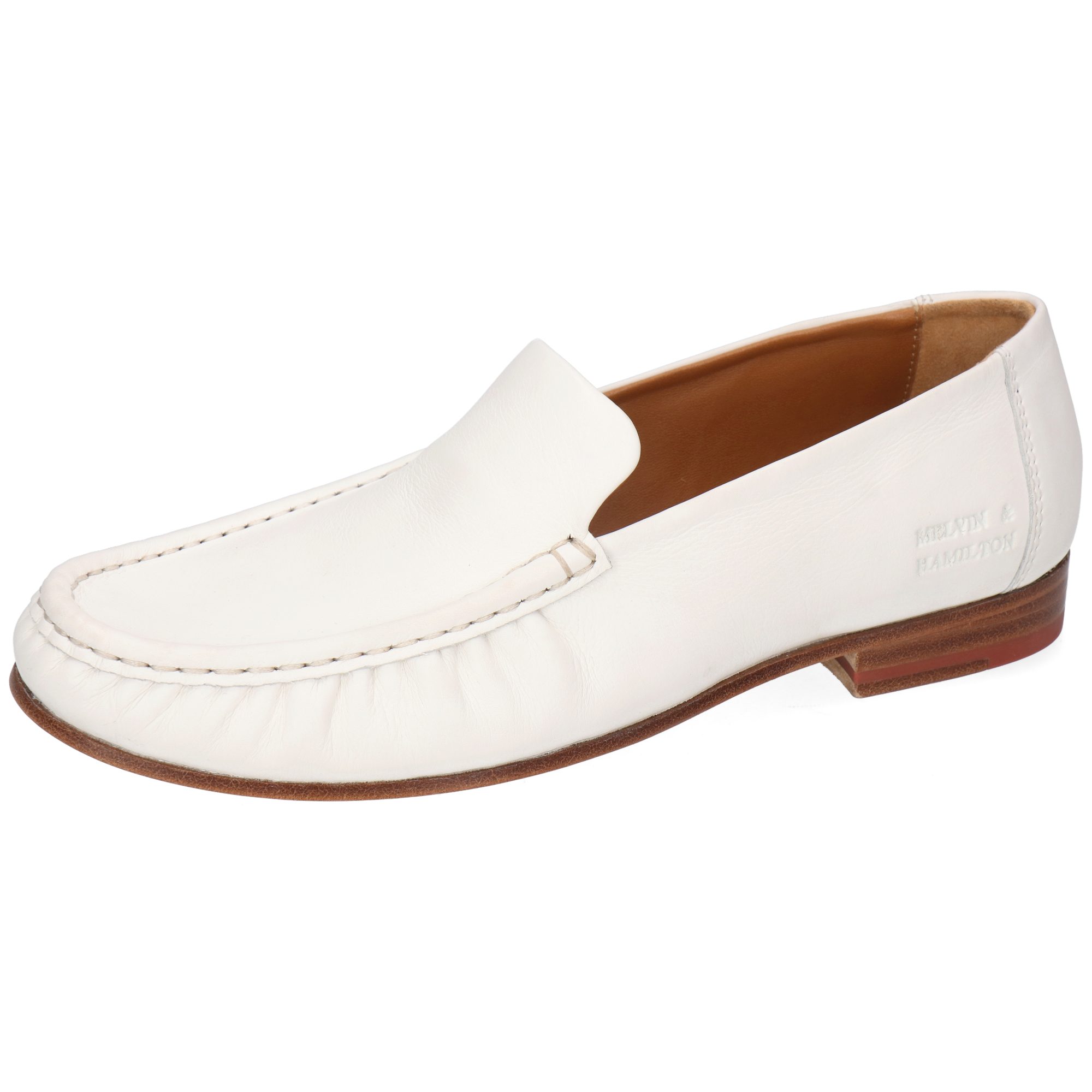 Melvin & Hamilton Kamilla 6 Leder-Loafers für Damen Loafer Flache Absätze, Echtes Leder, Vegetabile Gerbung
