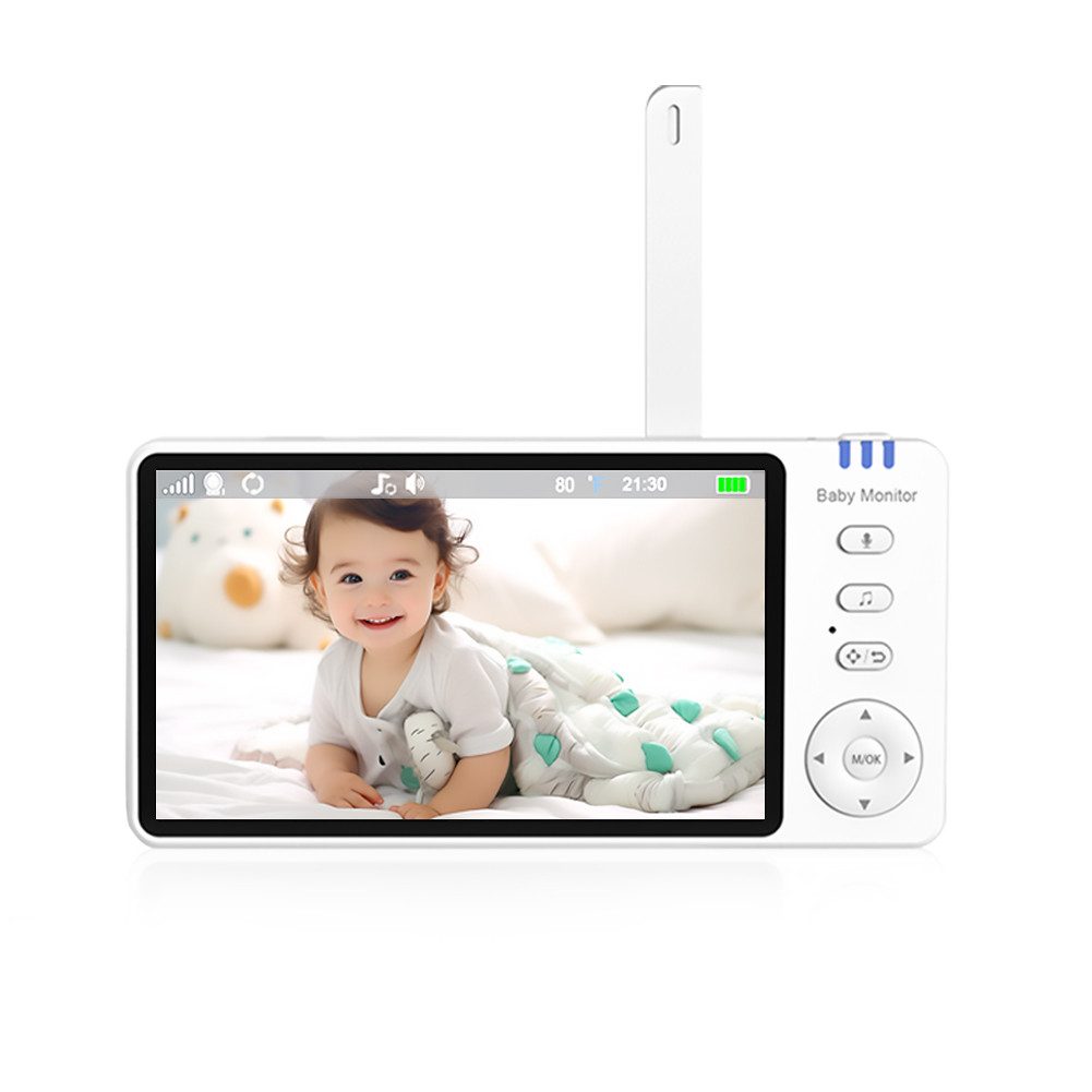 FANNOU Babyphone, 5 Zoll Baby Monitor
