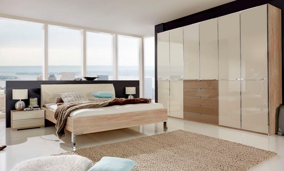 WIEMANN Schlafzimmer-Set »Shanghai« (4-tlg.), Je Fach mit 2 Böden und 1