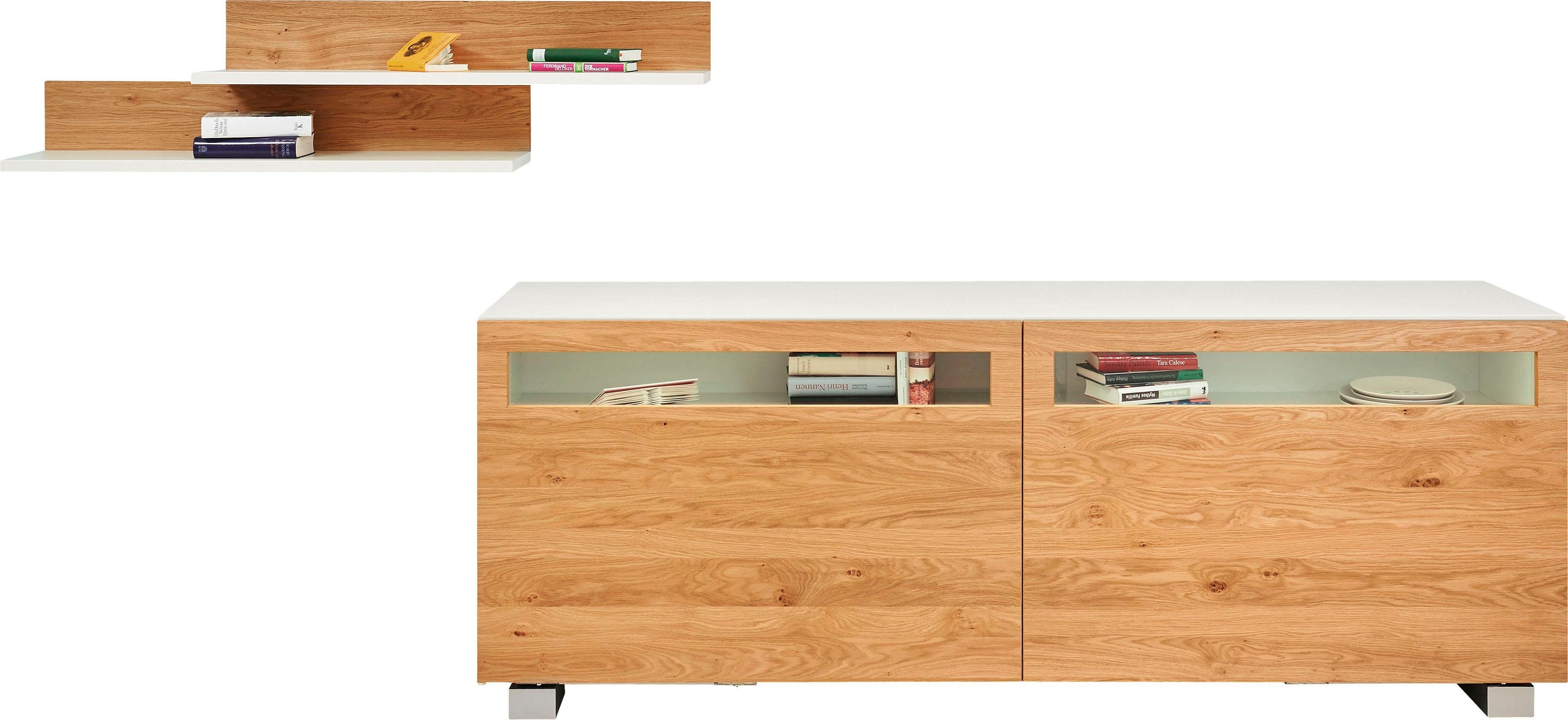 now! by hülsta Sideboard »now! vision«, mit 2 Wandregalen, 3-tlg.-HomeTrends