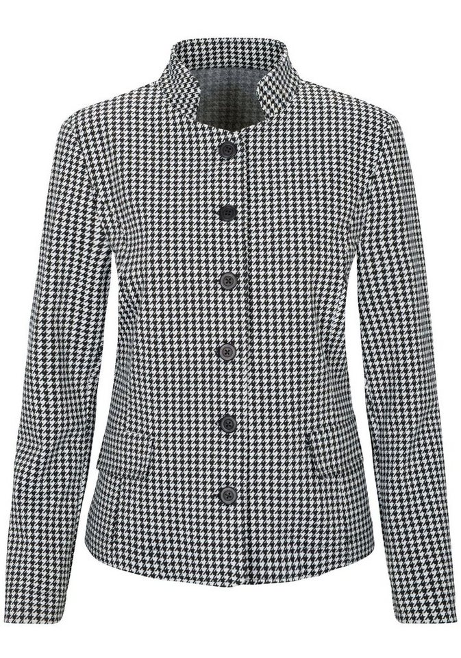 Clarina Blusenblazer mit kleinem Stehkragen Clarina Blusenblazer mit kleinem Stehkragen