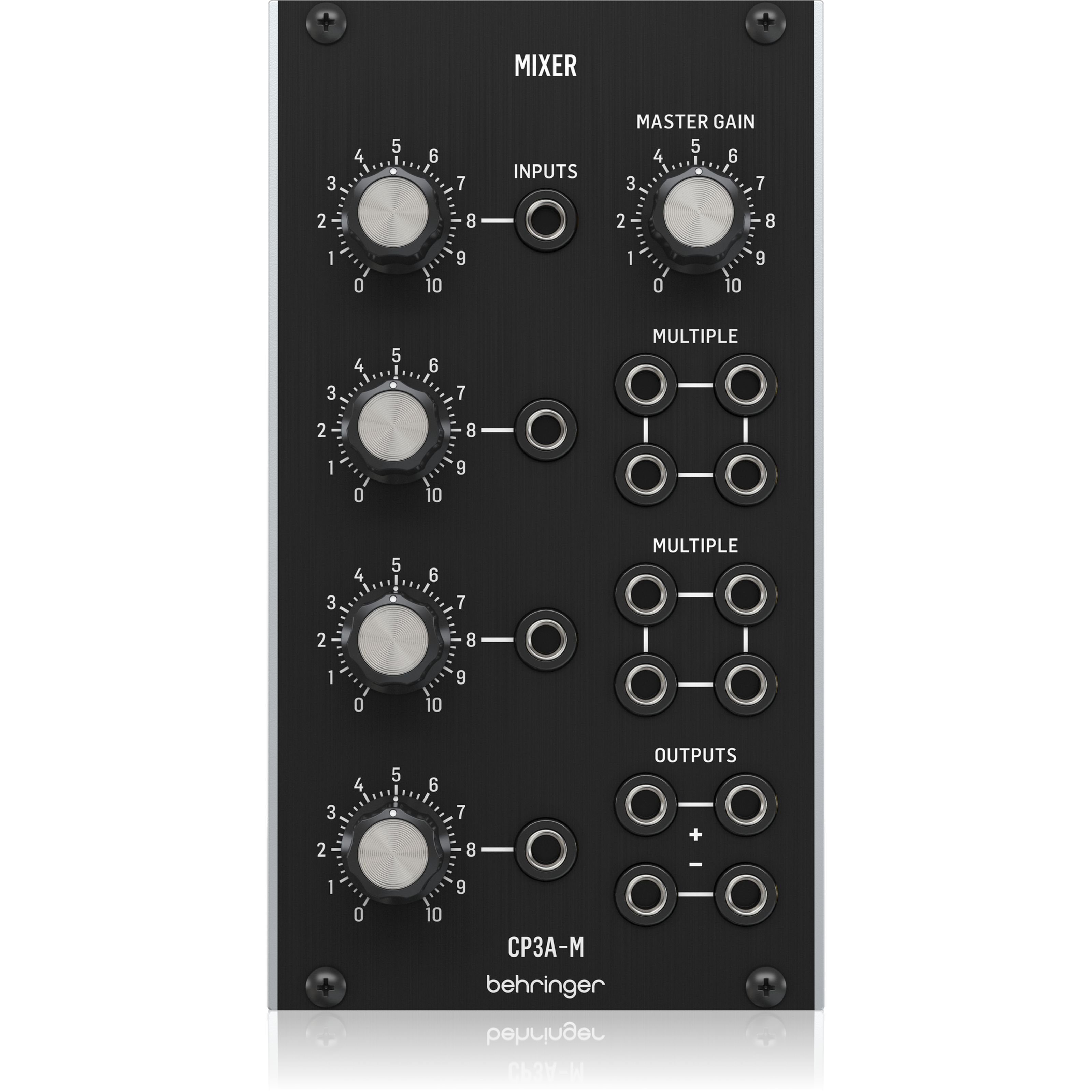 Behringer Synthesizer (CP3A-M Mixer, Modular Synthesizer, Mixer-Module), CP3A-M Mixer - Mixer Modular Synthesizer