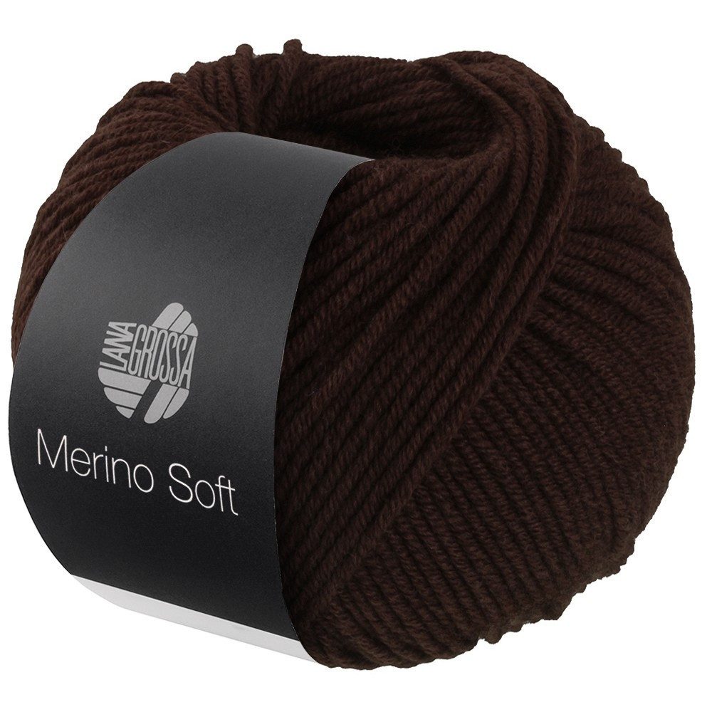 LANA GROSSA MERINO SOFT Wolle Häkelwolle, 125 m (Weiches Mischgarn aus Merinowolle und Mikrofaser), 50 g