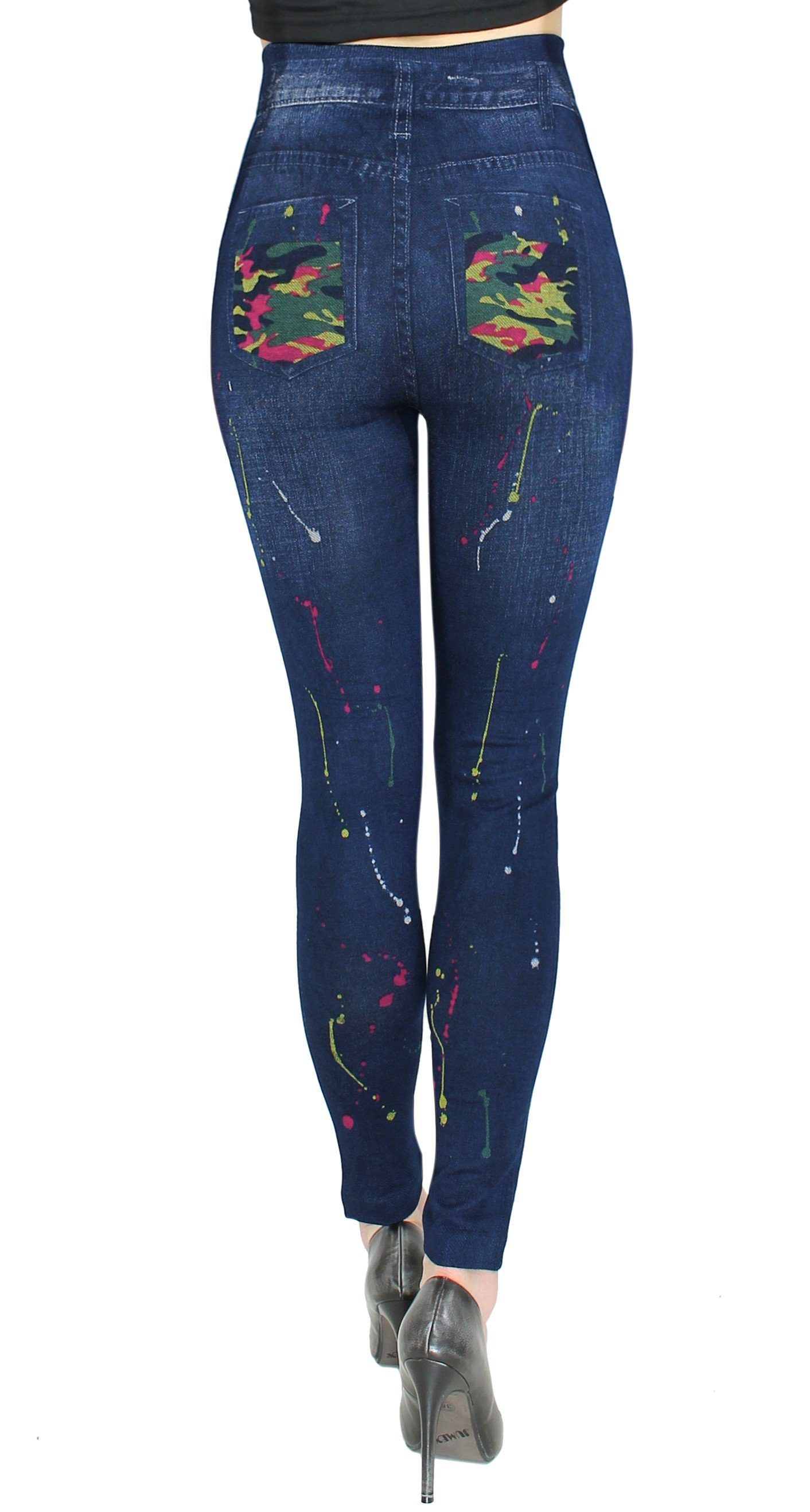 dy_mode Jeggings Damen Leggings in Jeans günstig online kaufen