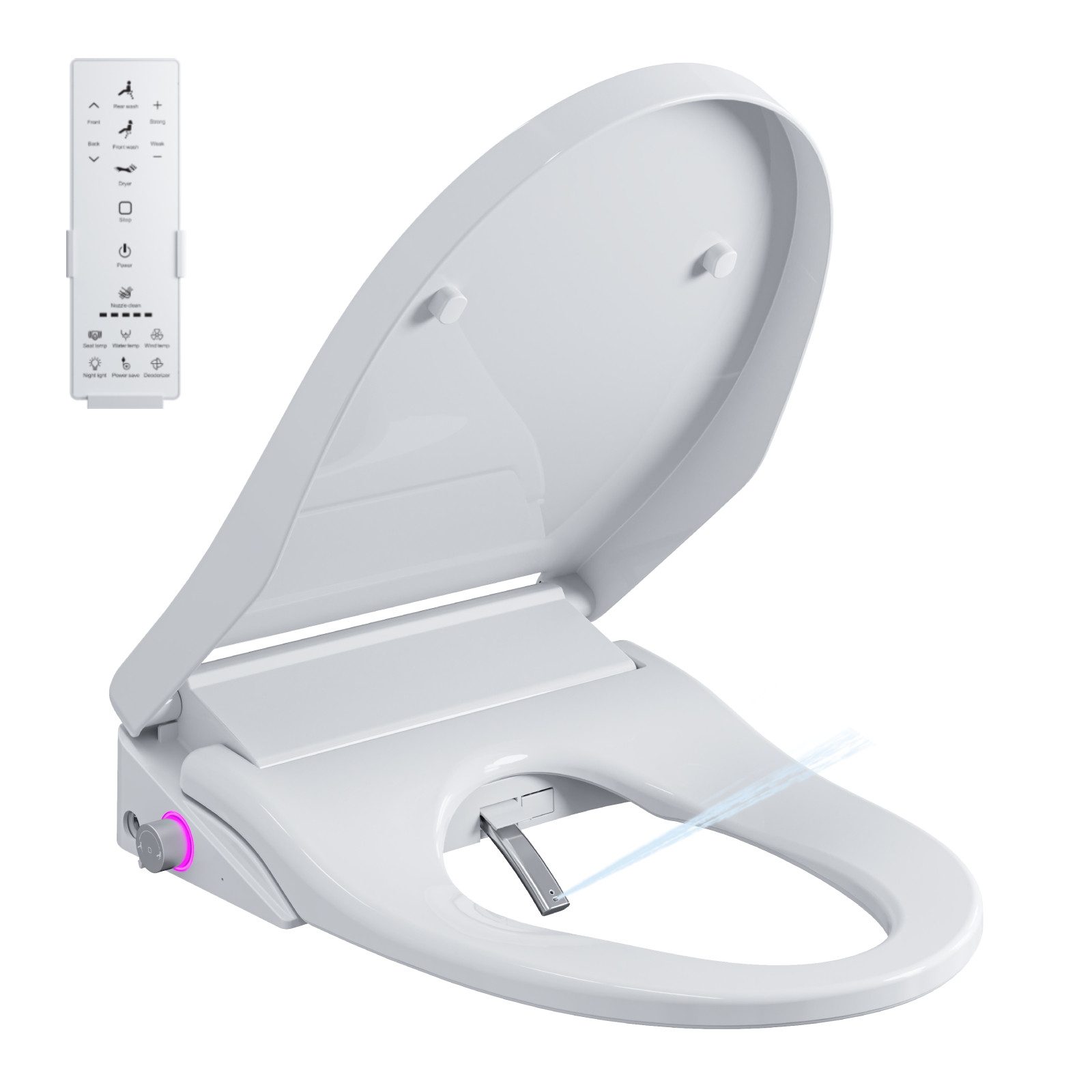 HOROW Dusch-WC-Sitz Bidet Dusch WC Aufsatz, Elektrischer Bidet Sitz mit Fer günstig online kaufen