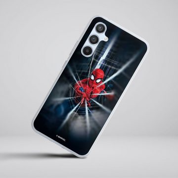 DeinDesign Handyhülle Marvel Kinofilm Spider-Man Webs In Action, Samsung Galaxy A54 5G Silikon Hülle Bumper Case Handy Schutzhülle