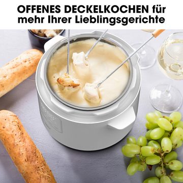 TOKIT Reiskocher Druckkochtopf,Schongarer Joghurtbereiter Suppenkoche Warmhalter, 5L, Smart Kontrol,Antihaftbeschichtete Innentopf