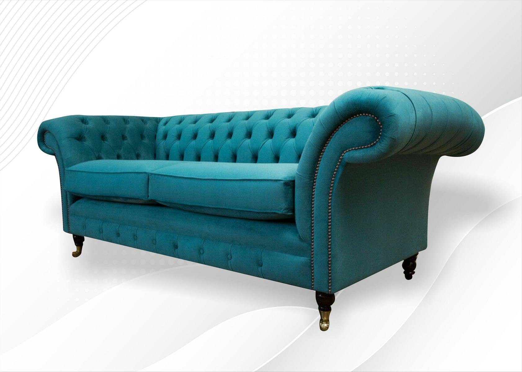 Sitzer cm Sofa Chesterfield-Sofa, 3 Couch Design JVmoebel Sofa Chesterfield 225