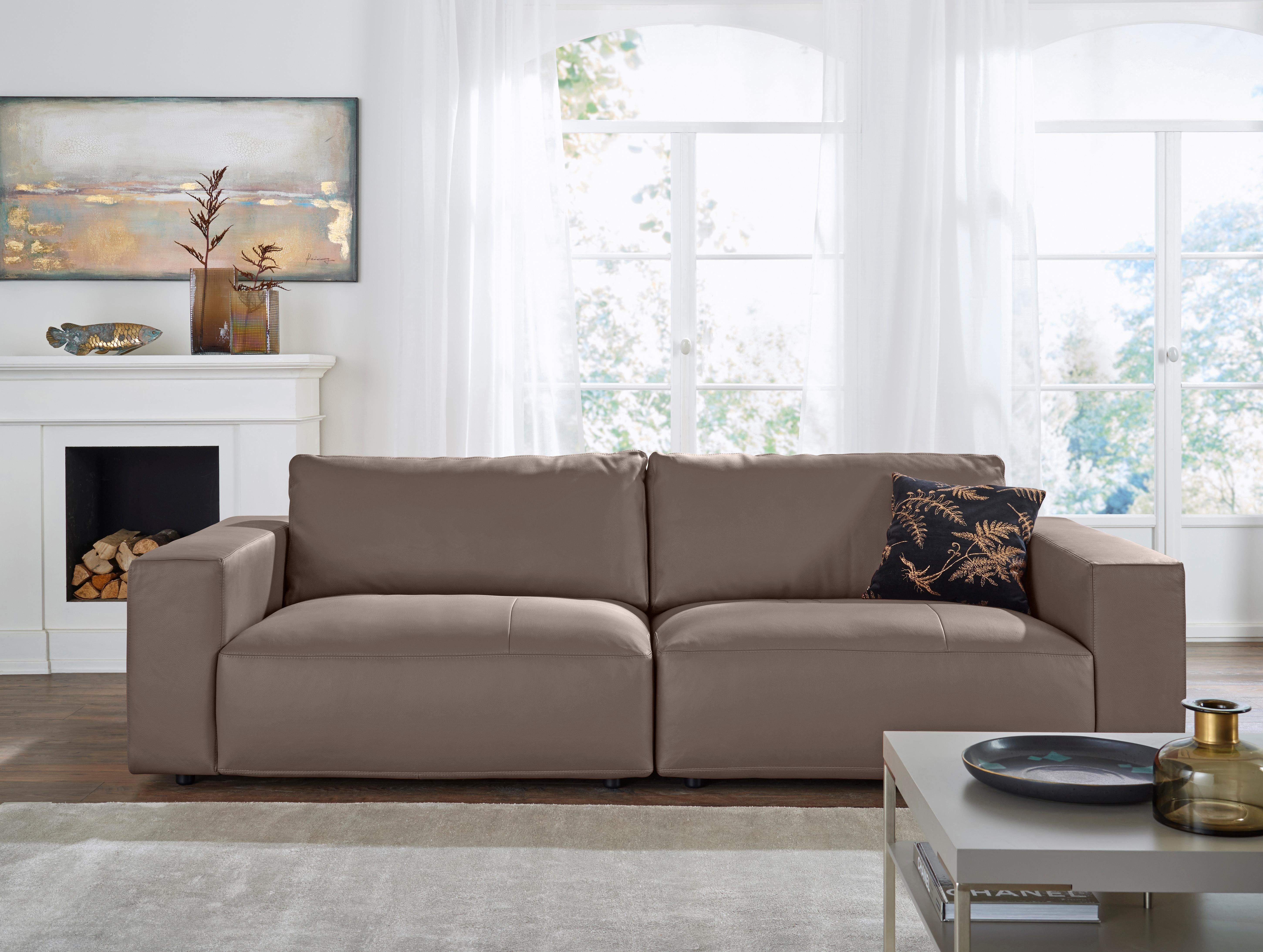 GALLERY M branded by Musterring Big-Sofa »Lucia«, in vielen Qualitäten und  4 unterschiedlichen Nähten, 3-Sitzer online kaufen | OTTO