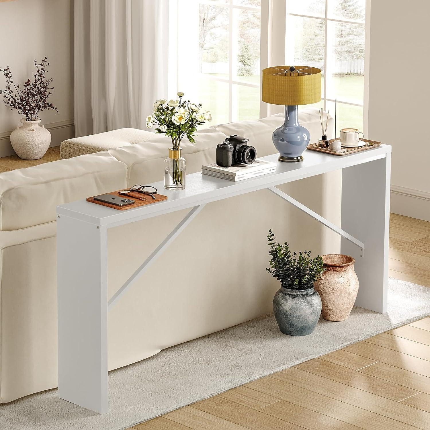 LuxusKollektion Konsolentisch Konsolentisch Sofa-Beistelltisch Eingangstisc günstig online kaufen