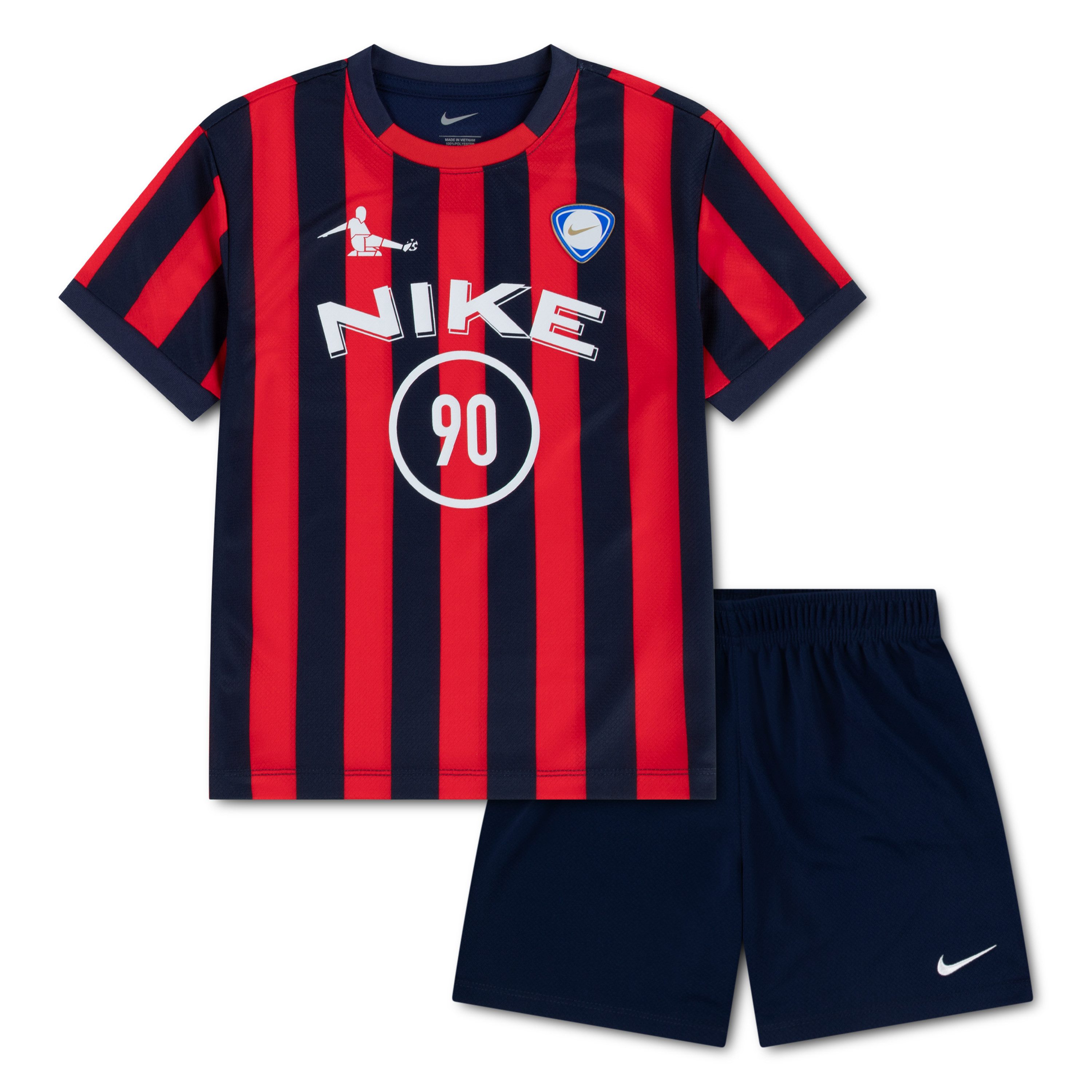 Nike Sportswear T-Shirt & Shorts NKB B NSW GOAL MODE SHORT SET (2-tlg) 2-teiliges Set, für Babys, aus Polyester