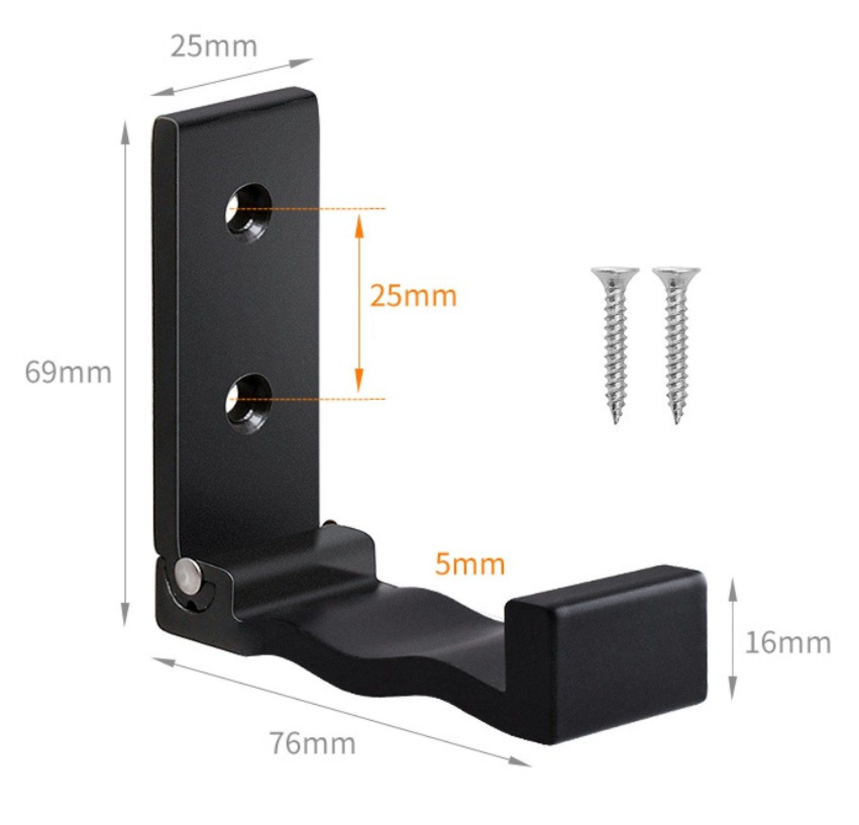 BAYLI Regal Wandhaken, Grad Klapphaken, Faltbare 90° multifunktionaler Stück 5