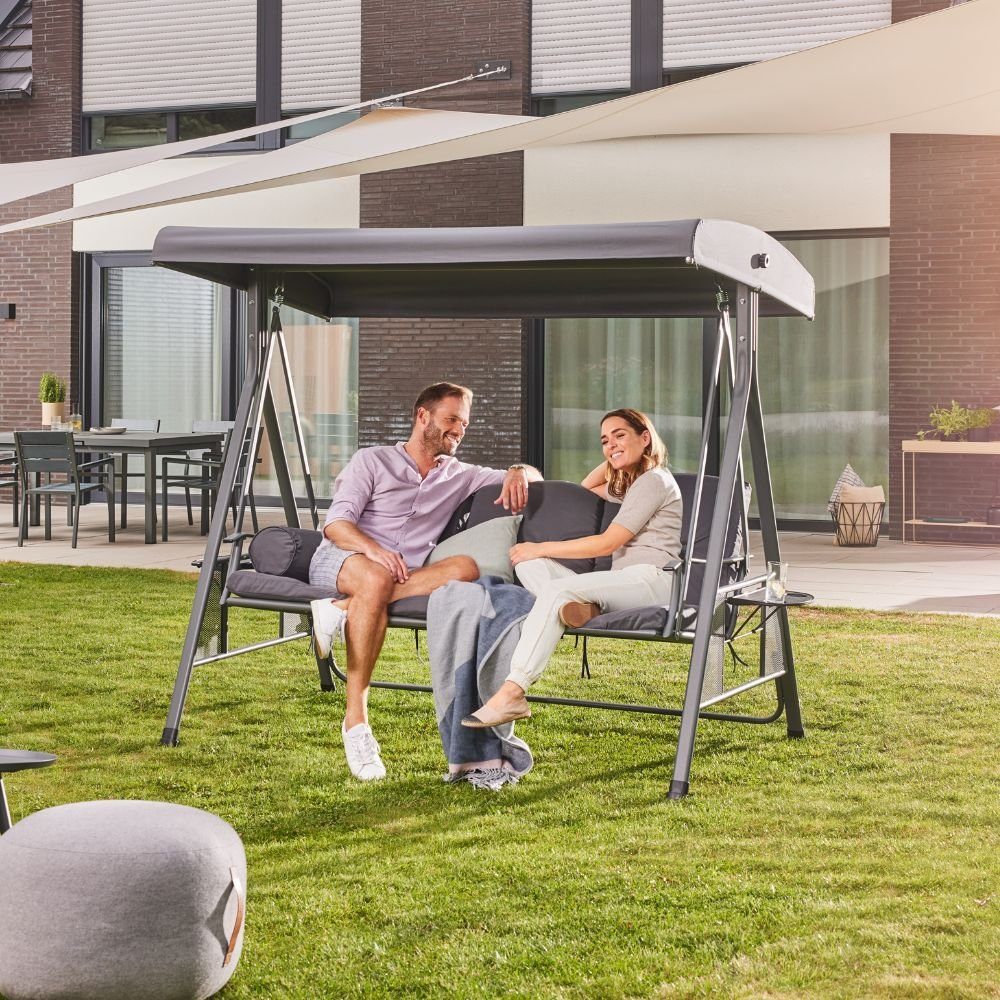 Home Deluxe Hollywoodschaukel Descanso Grau günstig online kaufen