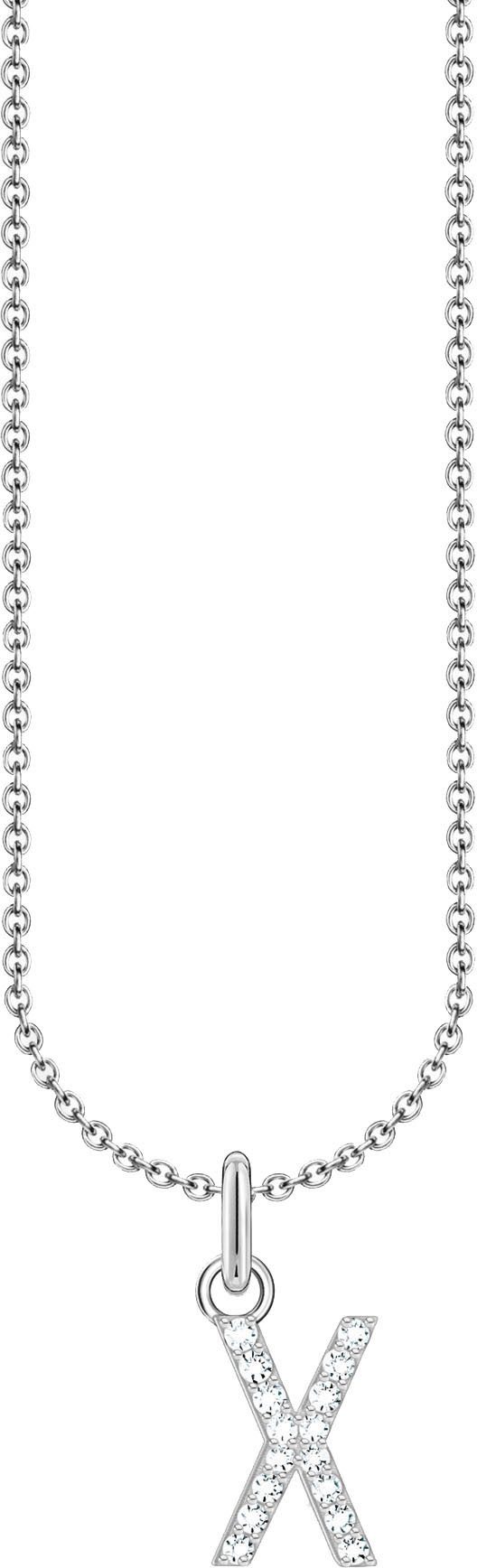 THOMAS SABO Kette mit Anhänger Buchstab...