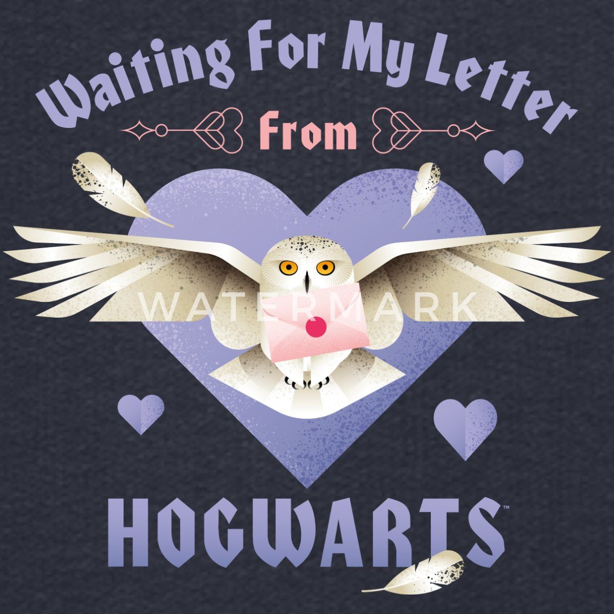 Spreadshirt Hoodie Harry Potter Hedwig Spruch Brief Aus Hogwarts Kinder Premium Hoodie (1-tlg)