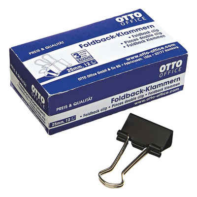 Otto Office Büroklammer, Klemmbreite 25 mm / Klemmstärke 9 mm, 12 Stück