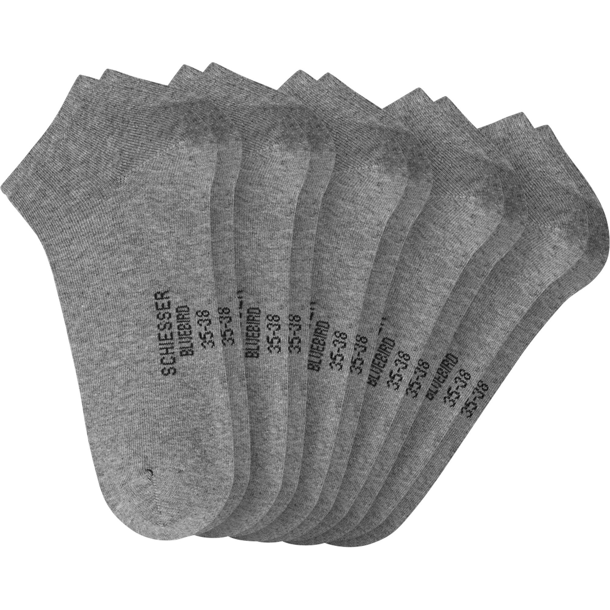 Schiesser Sneakersocken Damen-Sneaker-Socken 5 Paar Uni: 5 Paar