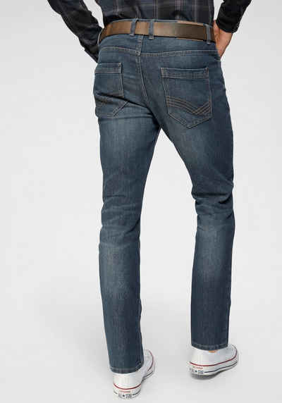 TOM TAILOR Straight-Jeans »Marvin« 5-Pocket-Jeans