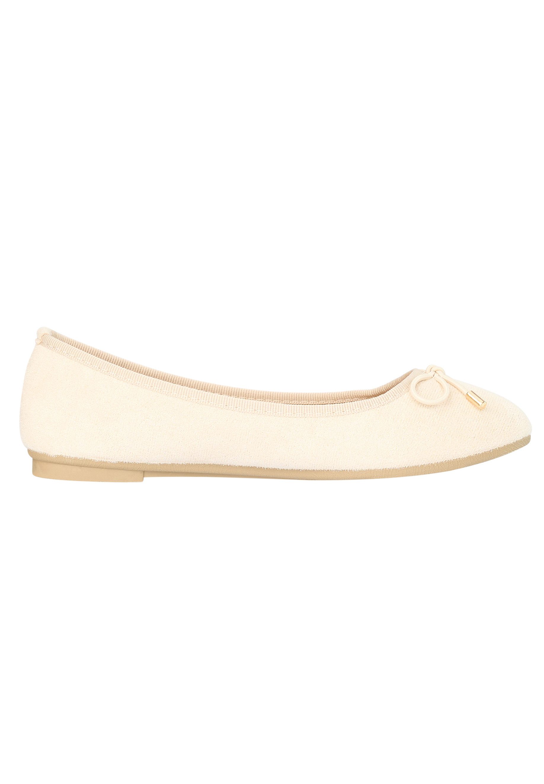 Day Vine Damen Ballerinas mit Schleife – flache Schlupfschuhe mit runder Spitze Ballerina