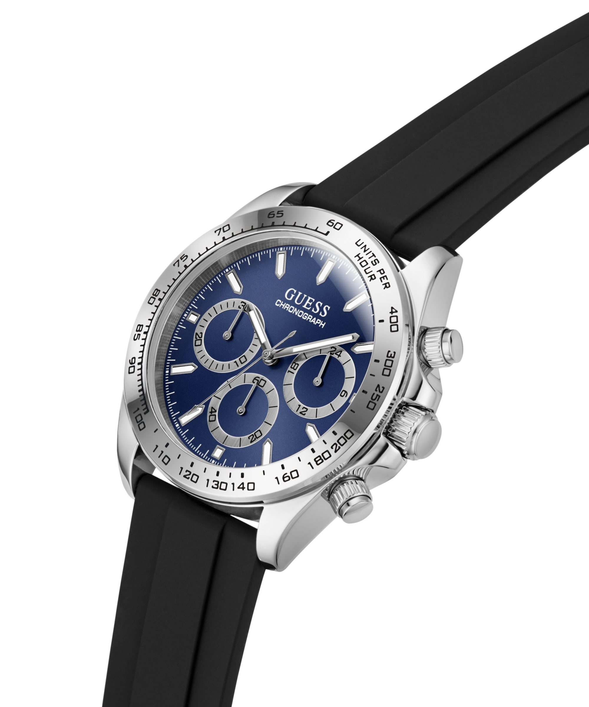 Guess Chronograph ARTHUR GW1155G1, Quarzuhr, Armbanduhr, Herrenuhr, Silikonarmband, analog, Tag