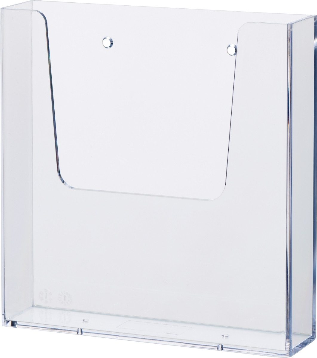 HELIT Stehsammler Wandprospekthalter 1x A5 162x165x39mm glasklar