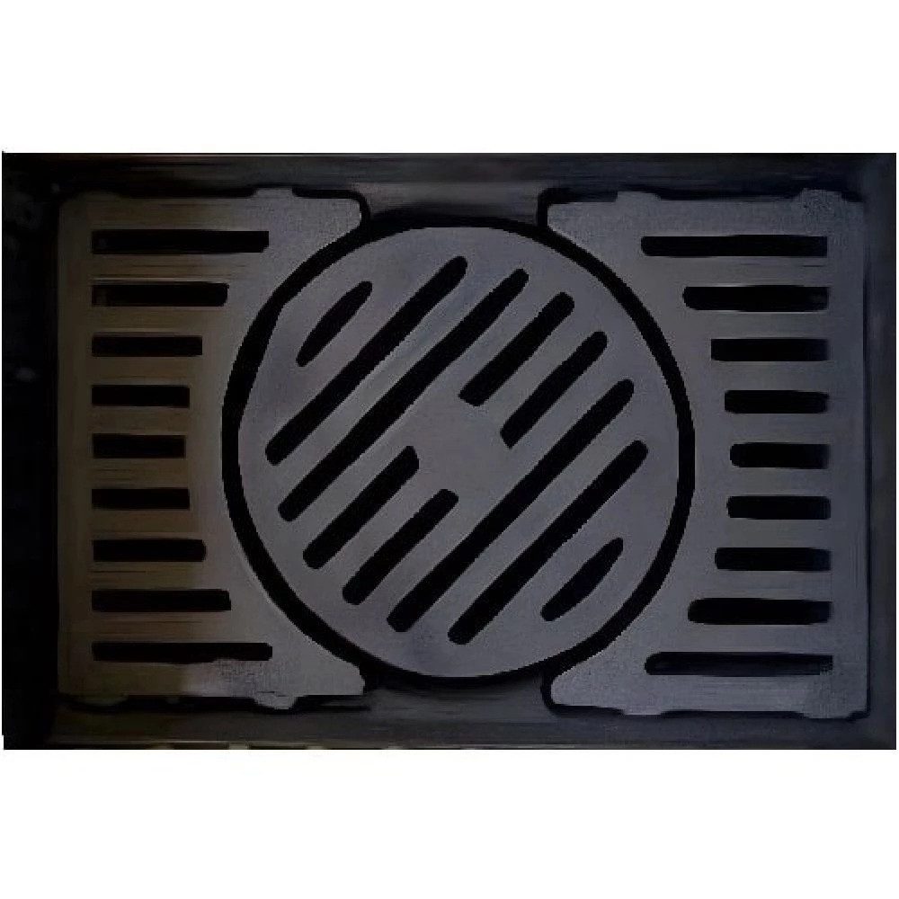 LEDA Kaminsanierungs-Set Kaminofen Rubin K21 Rosteinsatz Rost Guss Ofen Heizeinsatz 1004-01064