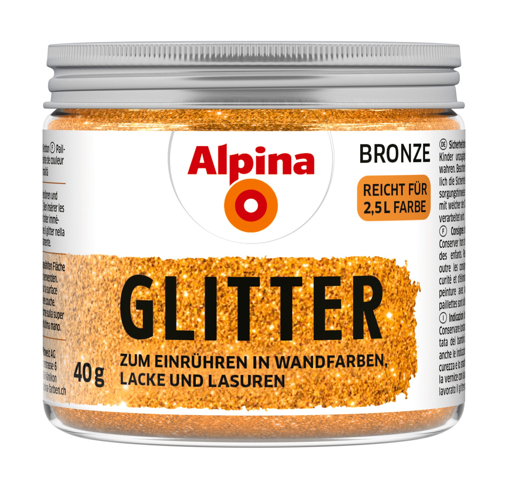Alpina Effekt-Zusatz Kreativ Glitter 40g