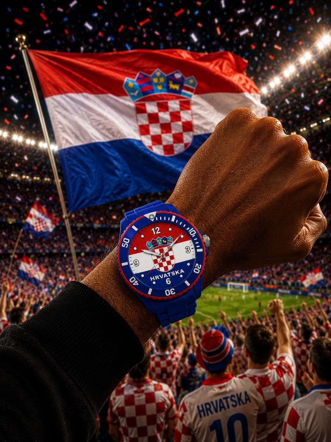 Taffstyle Quarzuhr Fußball WM Fan Armbanduhr Länderflaggen Silikonuhr Quarz Unisex, (Sportliche Fußballuhr mit Länderflaggen und flexiblem Silikonarmband), ideal auch als Geschenk