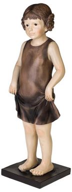 Aubaho Dekofigur XXL Skulptur Mädchen Figur Kind Puppe Statue Antik-Stil - 61cm