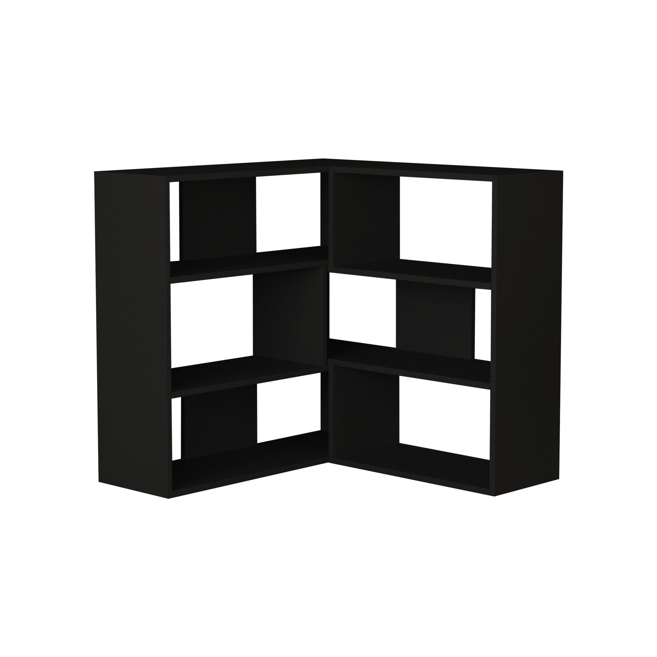 Decortie Bücherregal Molly, Modernes Eck-Mehrzweck Bücherregal, Nr.3, 157,5 günstig online kaufen