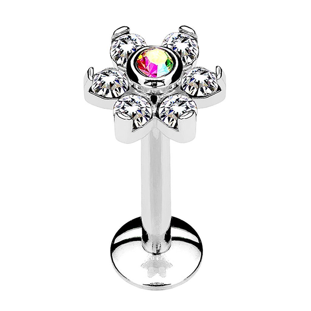 Taffstyle Piercing-Set Piercing Stab Stecker Blüte günstig online kaufen